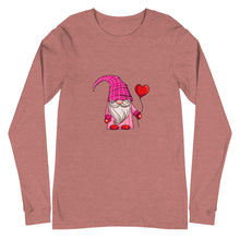Load image into Gallery viewer, 'Gnome Valentine' Unisex Long Sleeve Tee