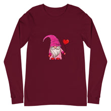 Load image into Gallery viewer, 'Gnome Valentine' Unisex Long Sleeve Tee