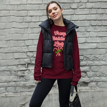 Load image into Gallery viewer, 'Crazy Christmas Lady Candy Canes' Unisex Long Sleeve Tee