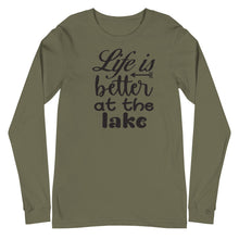 Load image into Gallery viewer, 'Life Is Better At The Lake' Unisex Long Sleeve Tee