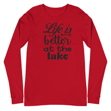 Load image into Gallery viewer, 'Life Is Better At The Lake' Unisex Long Sleeve Tee