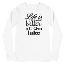 Load image into Gallery viewer, 'Life Is Better At The Lake' Unisex Long Sleeve Tee