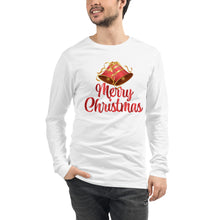 Load image into Gallery viewer, 'Merry Christmas Bells' Unisex Long Sleeve Tee