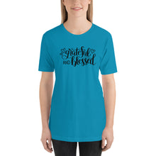 Load image into Gallery viewer, 'Grateful & Blessed' Short-Sleeve Unisex T-Shirt