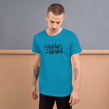 Load image into Gallery viewer, 'Grateful & Blessed' Short-Sleeve Unisex T-Shirt