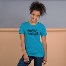 Load image into Gallery viewer, 'Grateful & Blessed' Short-Sleeve Unisex T-Shirt