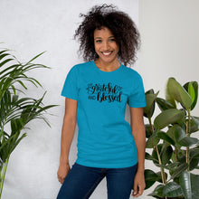 Load image into Gallery viewer, 'Grateful & Blessed' Short-Sleeve Unisex T-Shirt