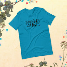 Load image into Gallery viewer, 'Grateful & Blessed' Short-Sleeve Unisex T-Shirt