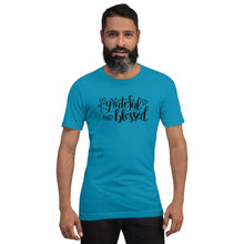 Load image into Gallery viewer, 'Grateful & Blessed' Short-Sleeve Unisex T-Shirt