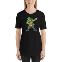 Load image into Gallery viewer, 'Dabbing Leprechaun Green St. Patrick's Day' Short-Sleeve Unisex T-Shirt
