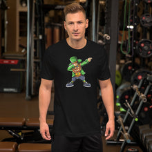 Load image into Gallery viewer, 'Dabbing Leprechaun Green St. Patrick's Day' Short-Sleeve Unisex T-Shirt