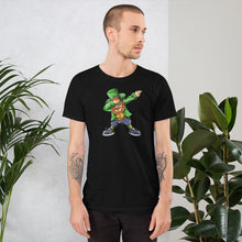 Load image into Gallery viewer, 'Dabbing Leprechaun Green St. Patrick's Day' Short-Sleeve Unisex T-Shirt