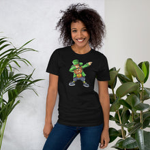 Load image into Gallery viewer, 'Dabbing Leprechaun Green St. Patrick's Day' Short-Sleeve Unisex T-Shirt