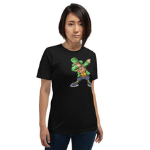 Load image into Gallery viewer, 'Dabbing Leprechaun Green St. Patrick's Day' Short-Sleeve Unisex T-Shirt