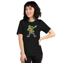 Load image into Gallery viewer, 'Dabbing Leprechaun Green St. Patrick's Day' Short-Sleeve Unisex T-Shirt