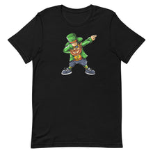 Load image into Gallery viewer, 'Dabbing Leprechaun Green St. Patrick's Day' Short-Sleeve Unisex T-Shirt