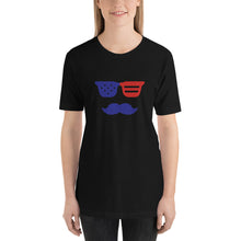 Load image into Gallery viewer, 'True American Mustache' Short-Sleeve Unisex T-Shirt