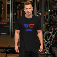 Load image into Gallery viewer, 'True American Mustache' Short-Sleeve Unisex T-Shirt