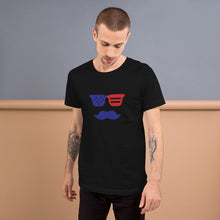 Load image into Gallery viewer, 'True American Mustache' Short-Sleeve Unisex T-Shirt