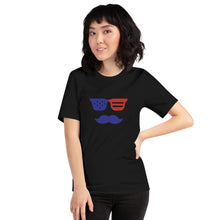 Load image into Gallery viewer, 'True American Mustache' Short-Sleeve Unisex T-Shirt