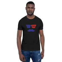 Load image into Gallery viewer, 'True American Mustache' Short-Sleeve Unisex T-Shirt