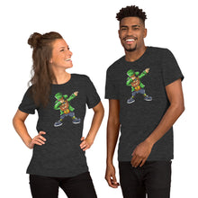 Load image into Gallery viewer, 'Dabbing Leprechaun Green St. Patrick's Day' Short-Sleeve Unisex T-Shirt
