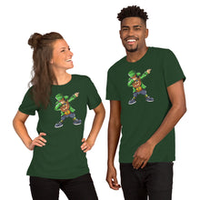Load image into Gallery viewer, 'Dabbing Leprechaun Green St. Patrick's Day' Short-Sleeve Unisex T-Shirt