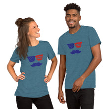 Load image into Gallery viewer, 'True American Mustache' Short-Sleeve Unisex T-Shirt