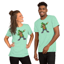 Load image into Gallery viewer, 'Dabbing Leprechaun Green St. Patrick's Day' Short-Sleeve Unisex T-Shirt