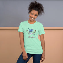 Load image into Gallery viewer, 'Blue Bird Watching' Short-Sleeve Unisex T-Shirt