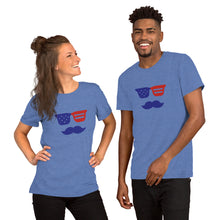 Load image into Gallery viewer, 'True American Mustache' Short-Sleeve Unisex T-Shirt