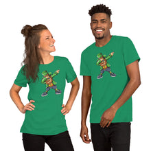 Load image into Gallery viewer, 'Dabbing Leprechaun Green St. Patrick's Day' Short-Sleeve Unisex T-Shirt
