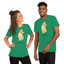 Load image into Gallery viewer, ‘Kitty Cat Head Tilt’ Short-Sleeve Unisex T-Shirt
