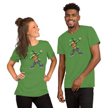 Load image into Gallery viewer, 'Dabbing Leprechaun Green St. Patrick's Day' Short-Sleeve Unisex T-Shirt