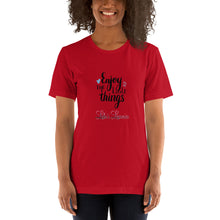 Load image into Gallery viewer, 'Enjoy The Little Things' Short-Sleeve Unisex T-Shirt