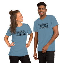 Load image into Gallery viewer, 'Grateful & Blessed' Short-Sleeve Unisex T-Shirt