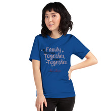 Load image into Gallery viewer, ‘A Family That Prays Together Stays Together’ Short-Sleeve Unisex T-Shirt
