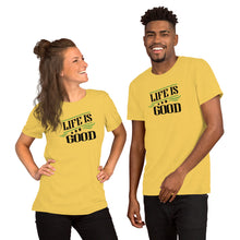 Load image into Gallery viewer, ‘Life Is Good’ Short-Sleeve Unisex T-Shirt