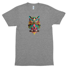 Load image into Gallery viewer, 'Owl Be Watching You' Made in USA Unisex Tri-Blend Track Shirt