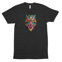 Load image into Gallery viewer, 'Owl Be Watching You' Made in USA Unisex Tri-Blend Track Shirt