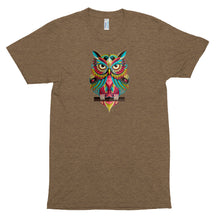 Load image into Gallery viewer, 'Owl Be Watching You' Made in USA Unisex Tri-Blend Track Shirt