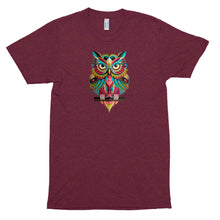Load image into Gallery viewer, 'Owl Be Watching You' Made in USA Unisex Tri-Blend Track Shirt