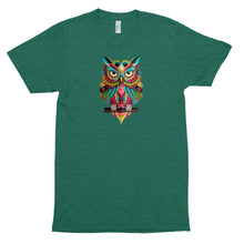 Load image into Gallery viewer, 'Owl Be Watching You' Made in USA Unisex Tri-Blend Track Shirt