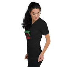 Load image into Gallery viewer, 'Baby It's Cold Outside' Unisex Short Sleeve V-Neck T-Shirt