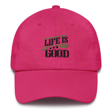 Load image into Gallery viewer, ‘Life Is Good’ Made in USA Cotton Cap