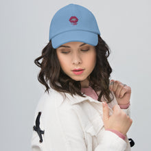 Load image into Gallery viewer, 'I Love You Kiss Lips' Made In USA Cotton Cap