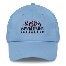 Load image into Gallery viewer, 'Hello Adventure' Made in USA Cotton Cap