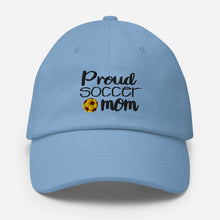 Load image into Gallery viewer, ‘Proud Soccer Mom’ Made In USA Cotton Cap