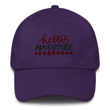 Load image into Gallery viewer, 'Hello Adventure' Made in USA Cotton Cap