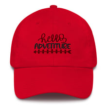 Load image into Gallery viewer, 'Hello Adventure' Made in USA Cotton Cap